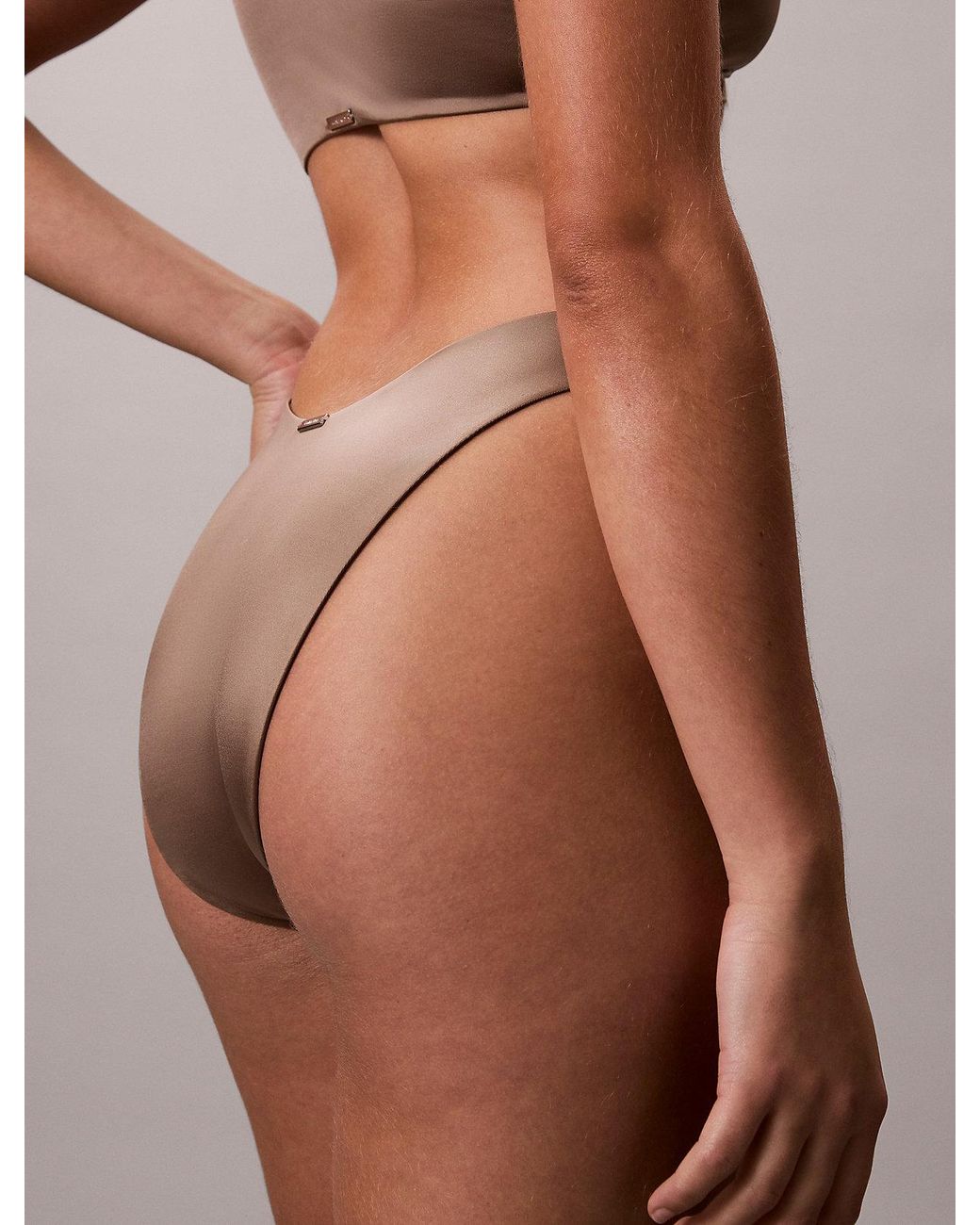 Bas De Bikini Échancré Calvin Klein en coloris Purple