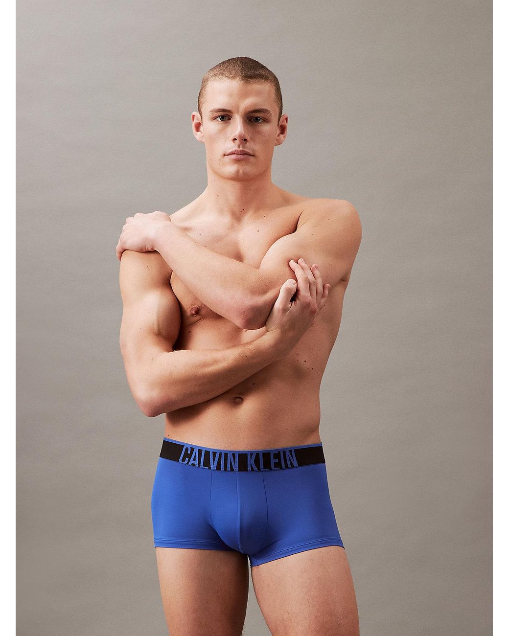 Calvin Klein Trunks Intense Power Ultra Cooling in Blue for Men Lyst UK