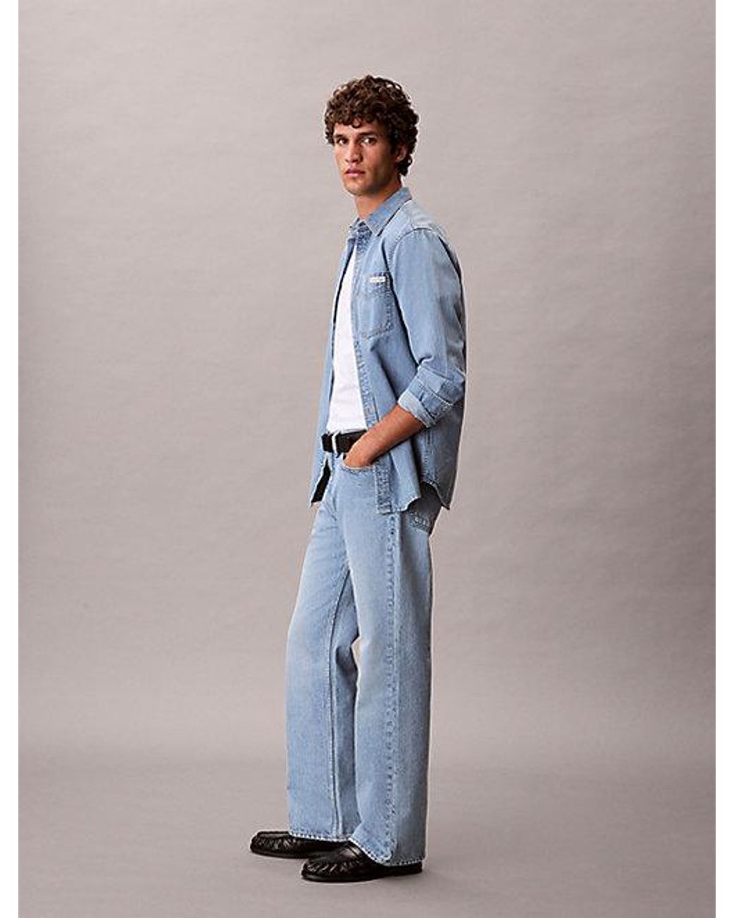 Calvin Klein Blue Jeans Bootcut Jeans for men