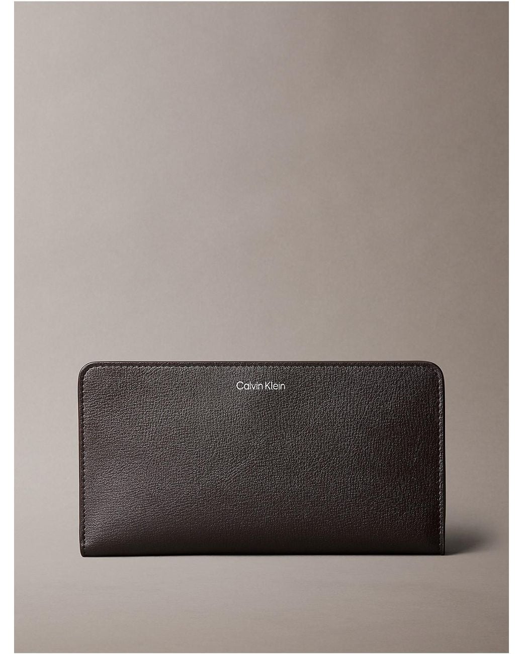 Calvin Klein Gray Foil Logo Wallet