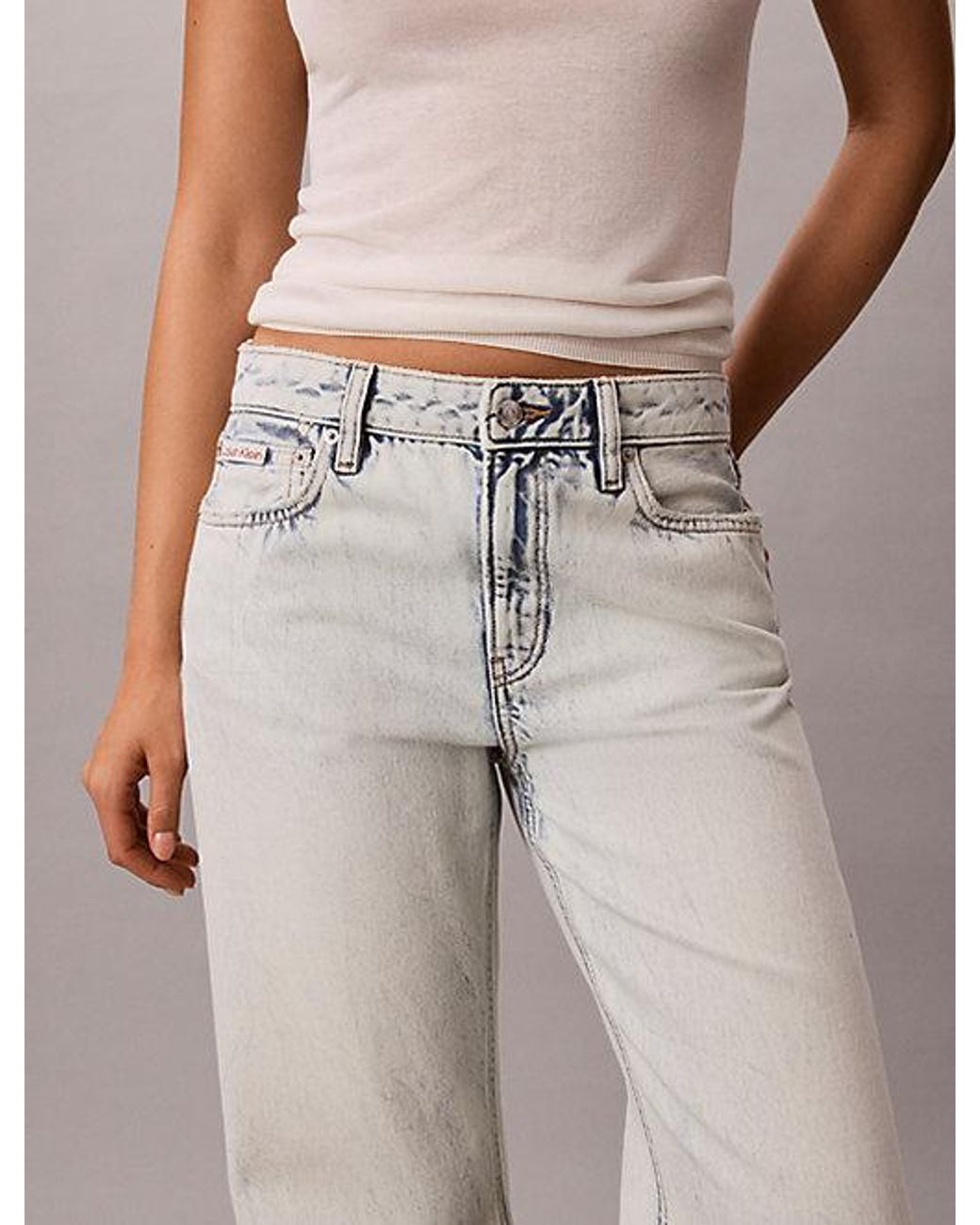 Calvin Klein Blue Jeans 90S Straight Jeans