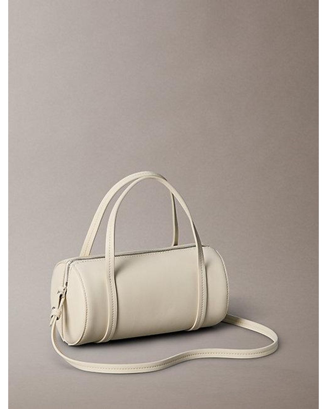 Calvin Klein Natural Small Foil Logo Duffle Bag