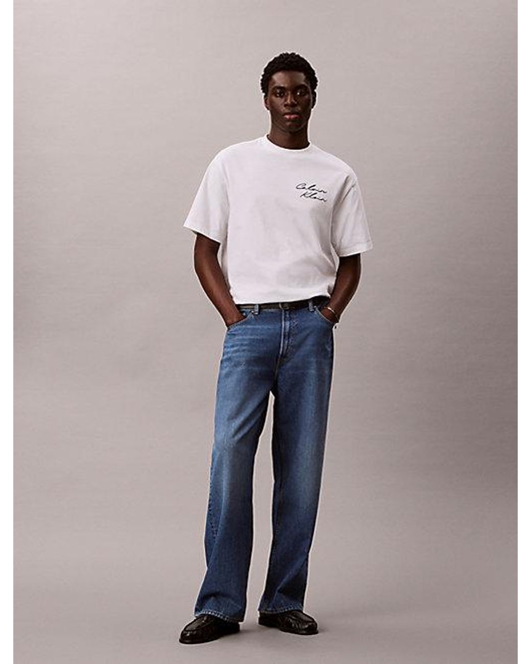 Calvin Klein Pink T-Shirt With Logo for men