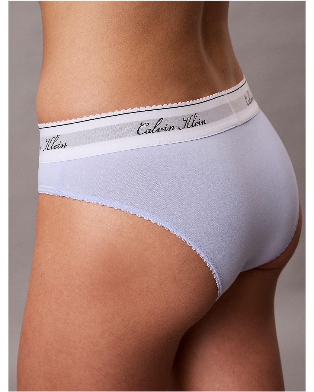 Calvin Klein Multicolor Icon Cotton Modal Script Bikini