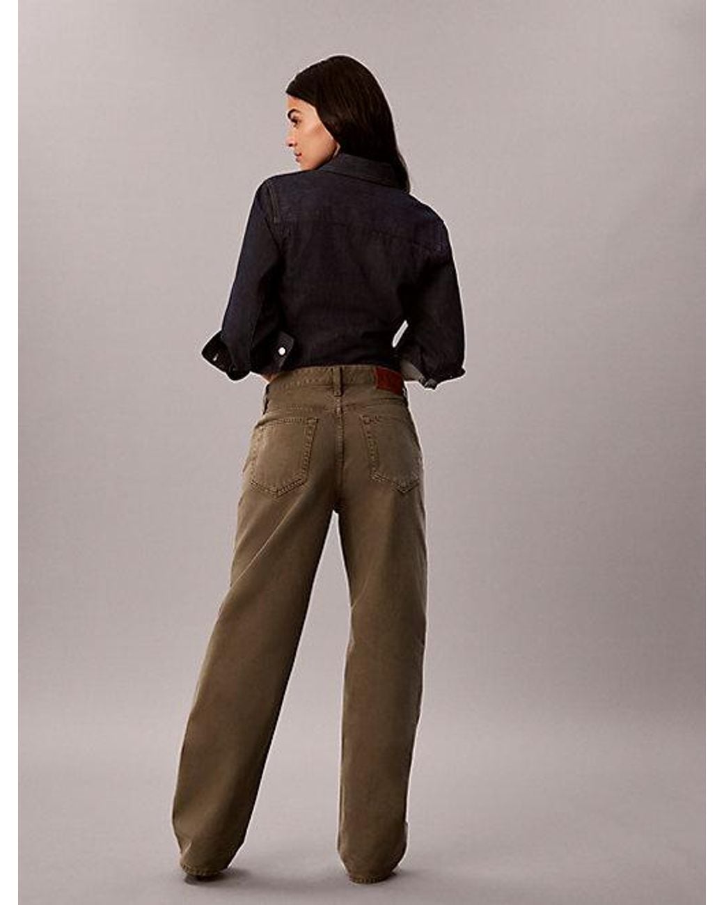 Calvin Klein Green Jeans 90S Straight Jeans
