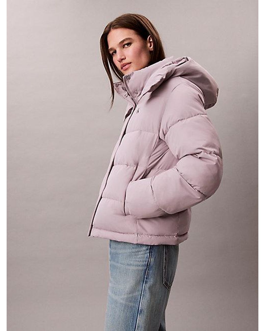 Calvin Klein Monogram Pufferjack in het Multicolor