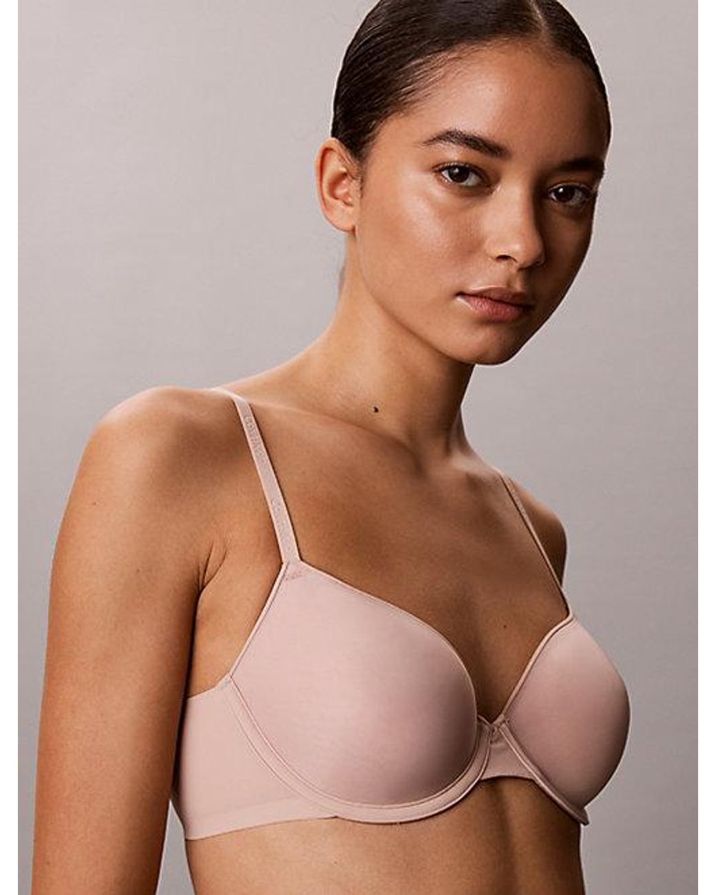 Calvin Klein Natural Lightly Lined Demi Bra Perfectly Fit Ultra Light