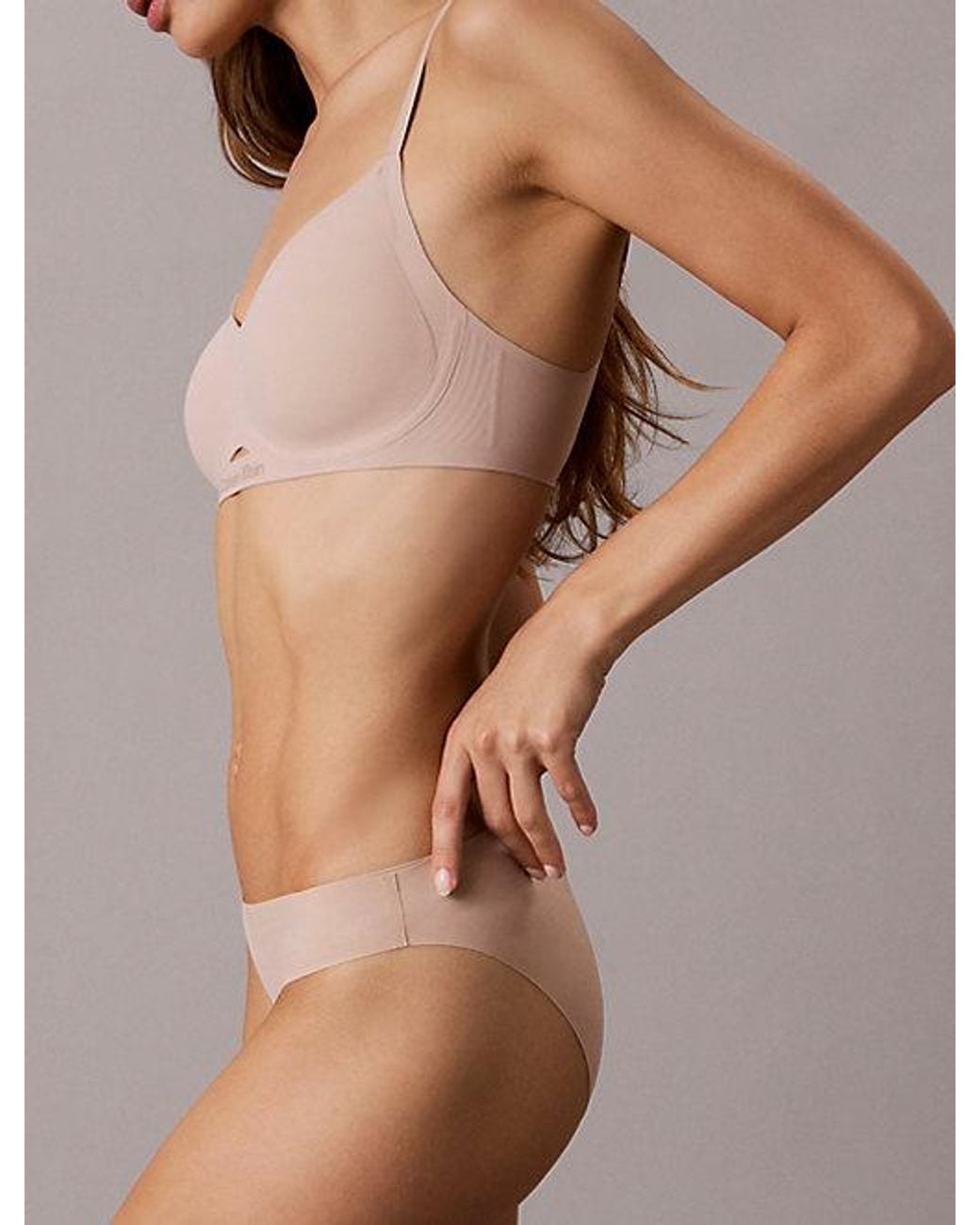 Calvin Klein Brown Lift Bralette Invisibles Icon
