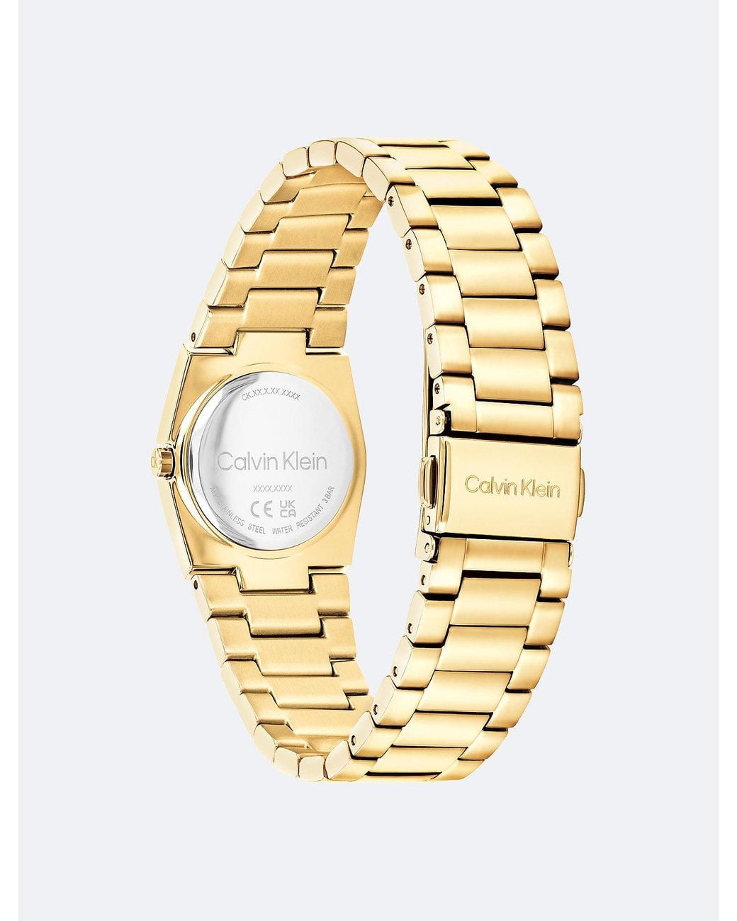 Calvin Klein Metallic Plated Steel Bracelet Watch
