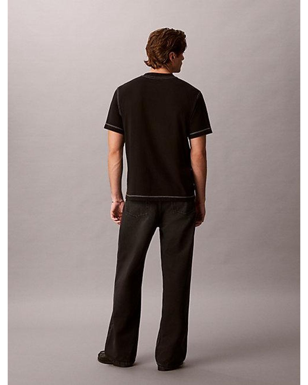 Calvin Klein Green Jeans Baggy Jeans for men