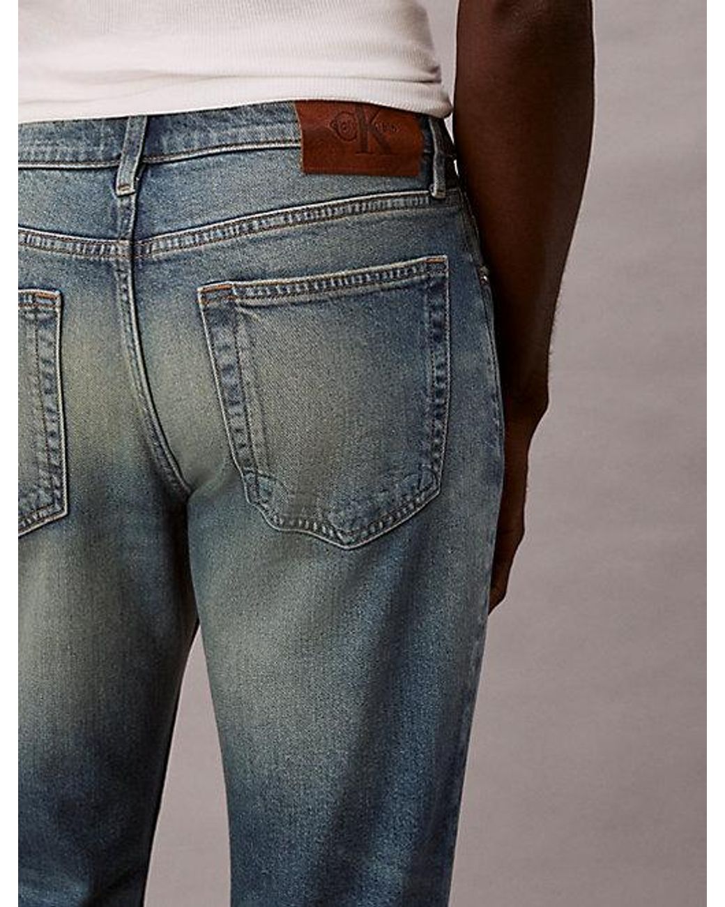 Calvin Klein Gray Jeans Slim Fit Jean for men