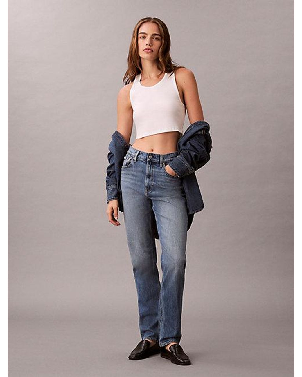 Calvin Klein Blue Jeans Mom Jeans