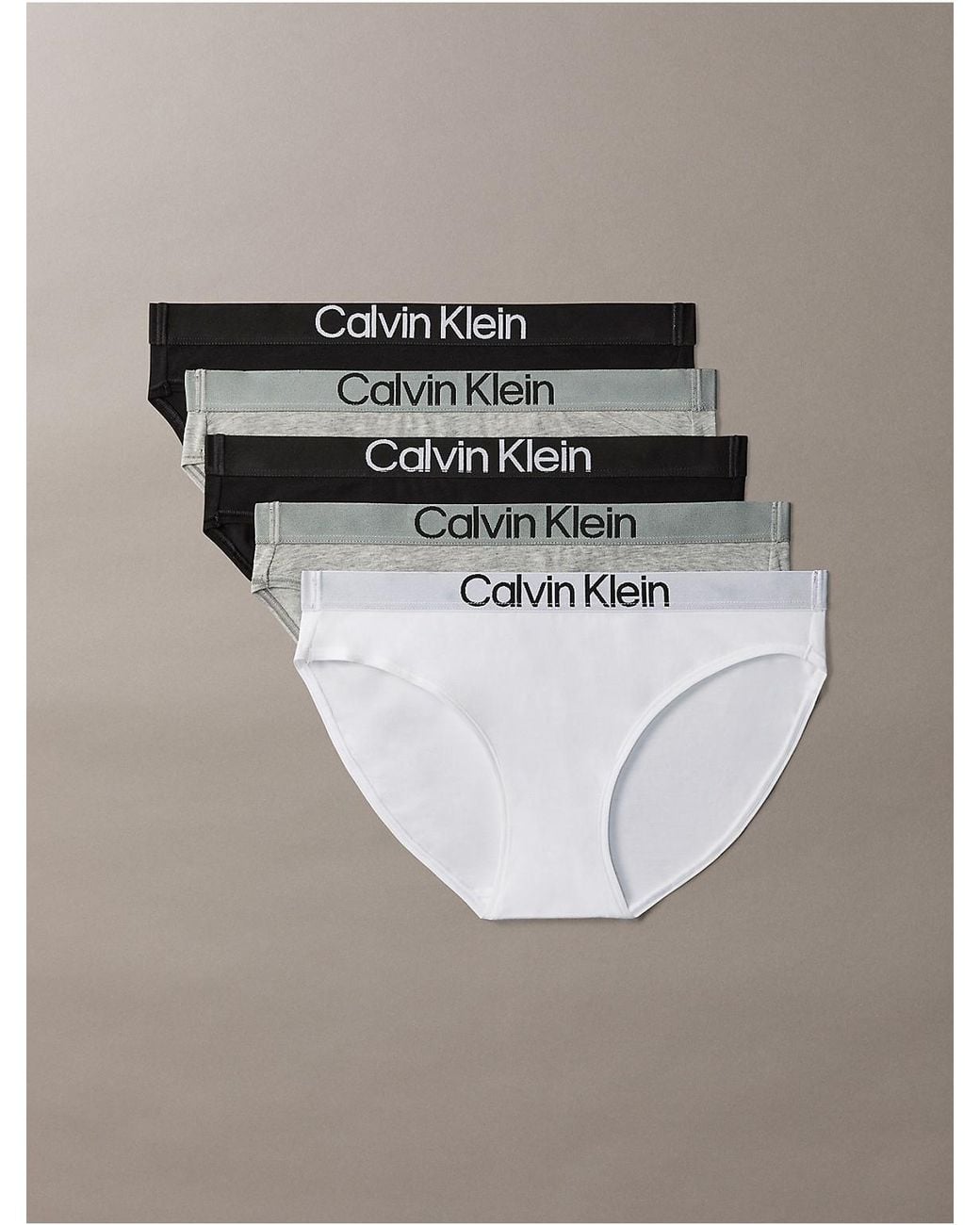Calvin Klein Metallic Maximum Cotton 5-Pack Bikini