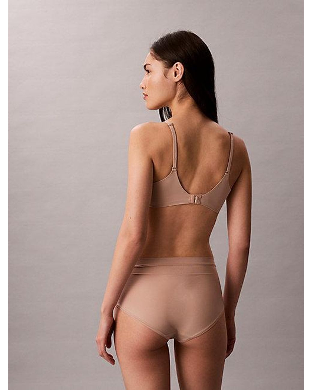 Calvin Klein Brown Lightly Lined Full Coverage T-Shirt Bra Perfectly Fit