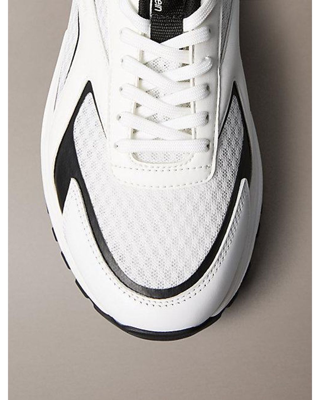 Calvin Klein Metallic Trailblazer — Mesh Mix Runner Trainers for men