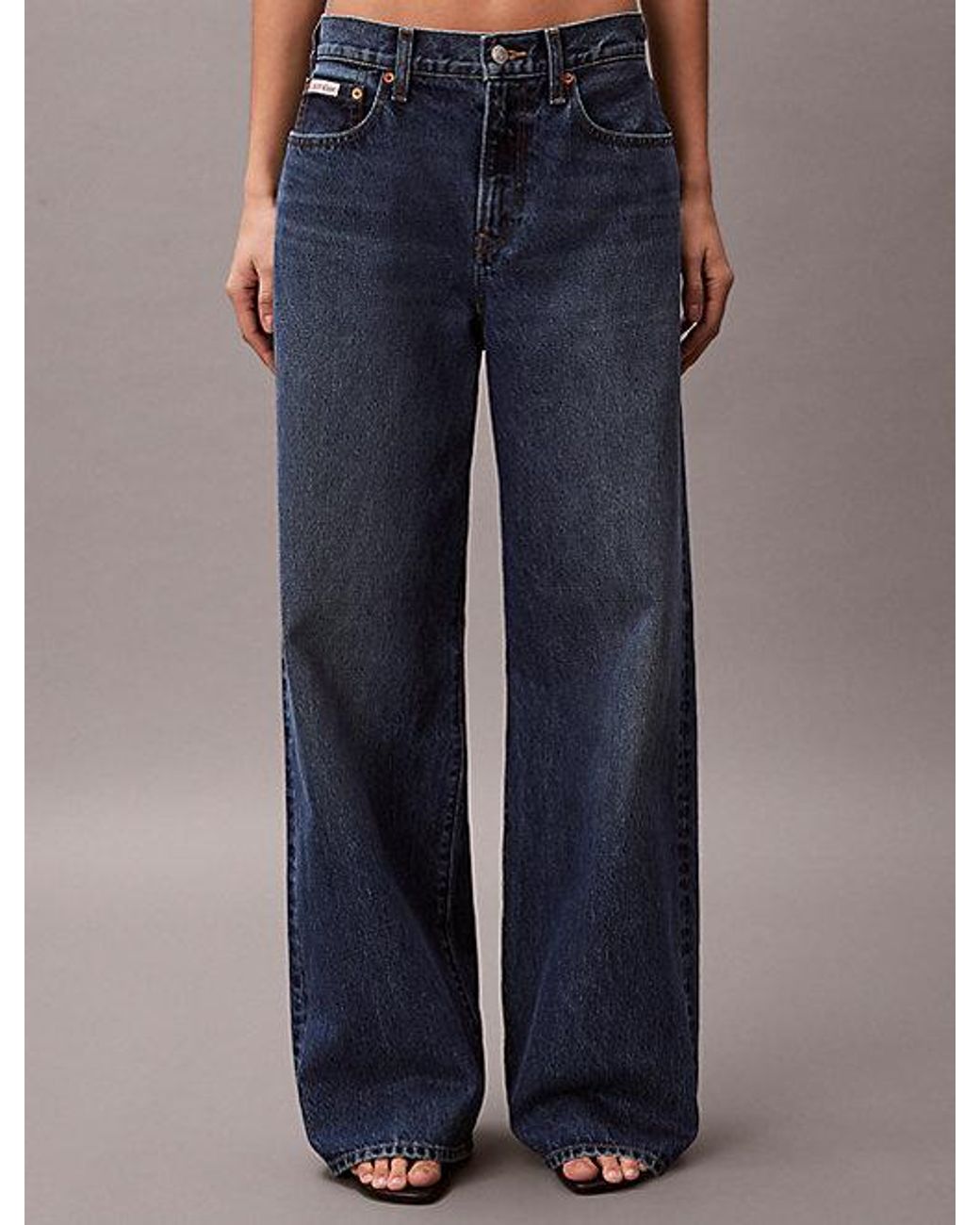Calvin Klein Blue Jeans Wide Leg Jeans