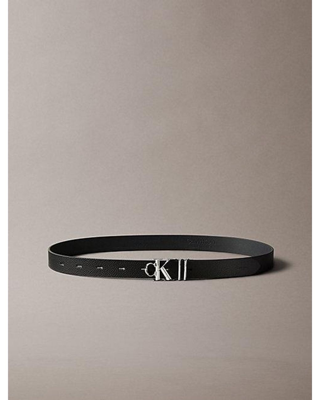 Calvin Klein Multicolor Pebbled Leather Belt