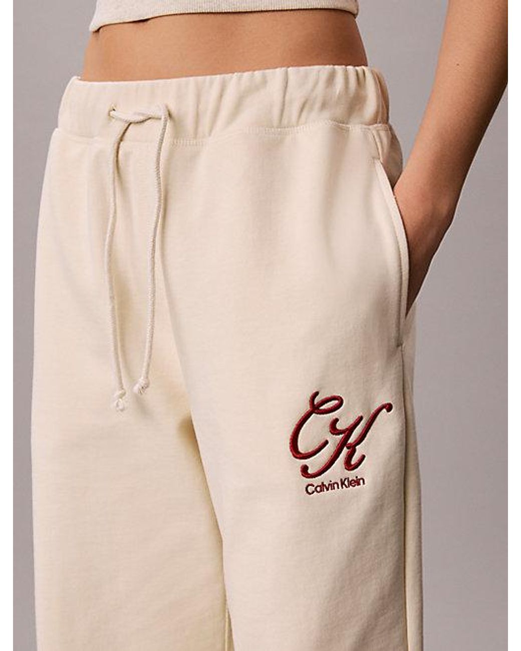 Calvin Klein Multicolor Jeans Terry Graphic Logo Sweatpants