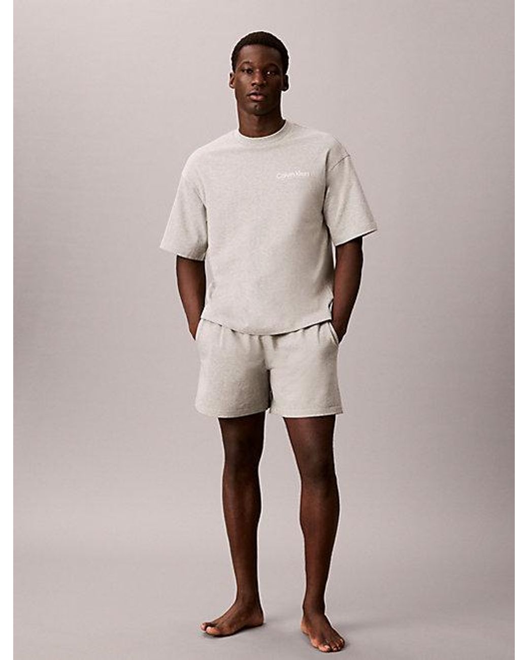 Calvin Klein Natural Pyjama Top Heritage Cotton for men