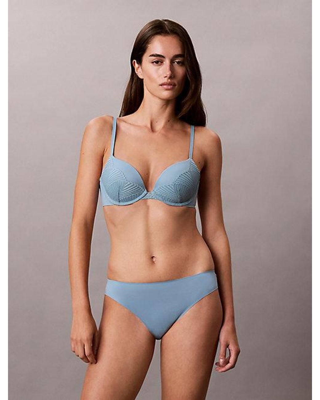 Calvin Klein Multicolor Push Up Plunge Bra Perfectly Fit Lace