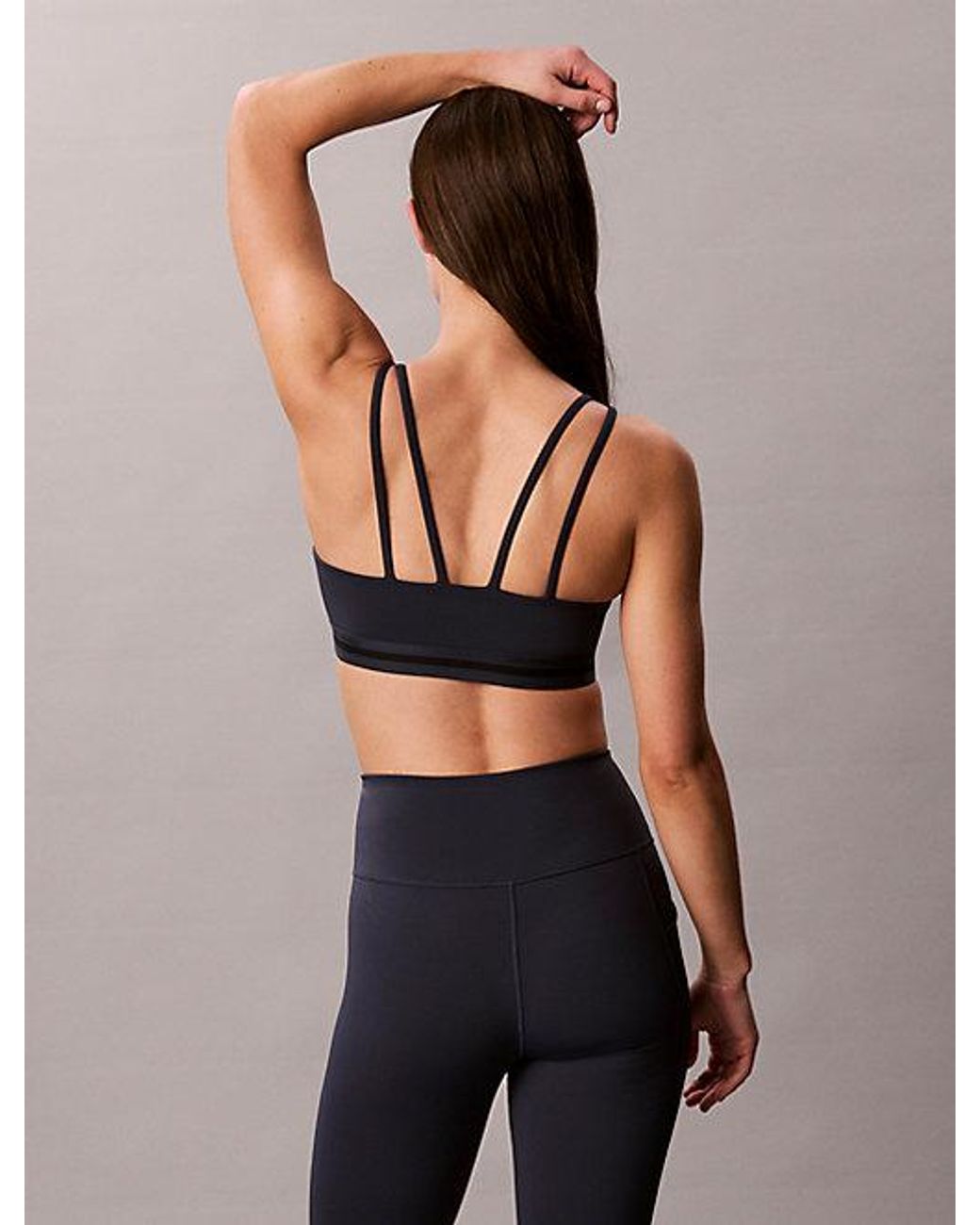 Calvin Klein Blue Sport Low Support Quick Dry Sports Bra