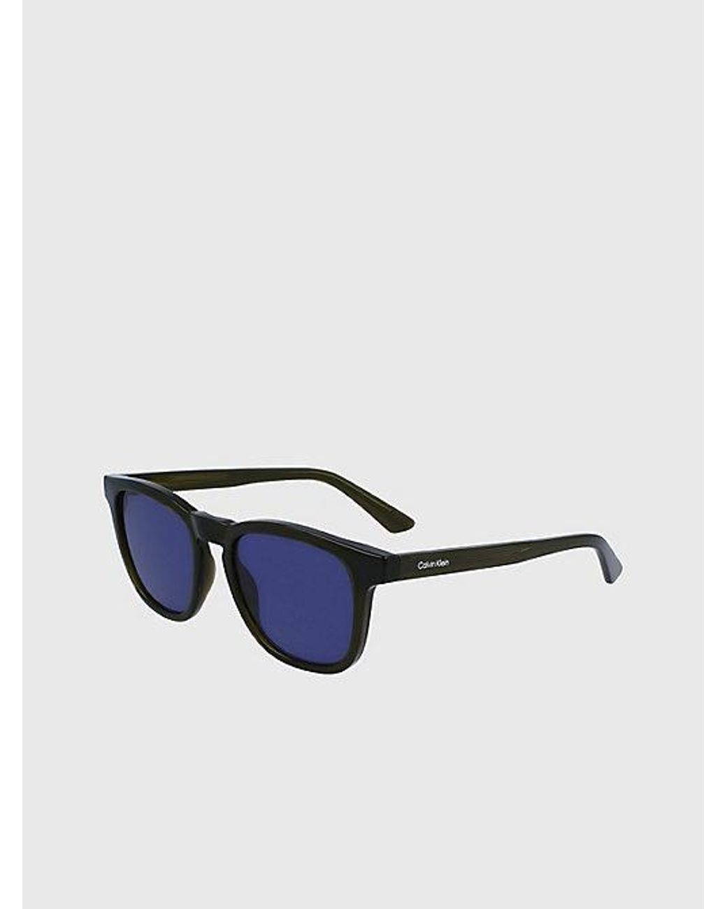 Calvin Klein Blue Rectangle Sunglasses for men