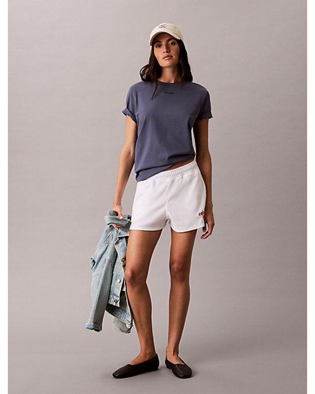 Calvin Klein Purple Classic Cotton Logo T-Shirt