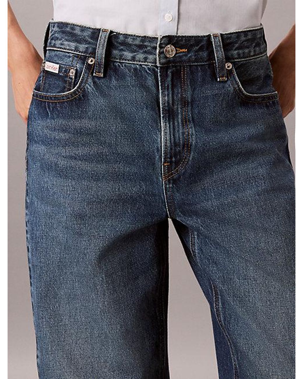 Calvin Klein Blue Jeans 90S Straight Jeans