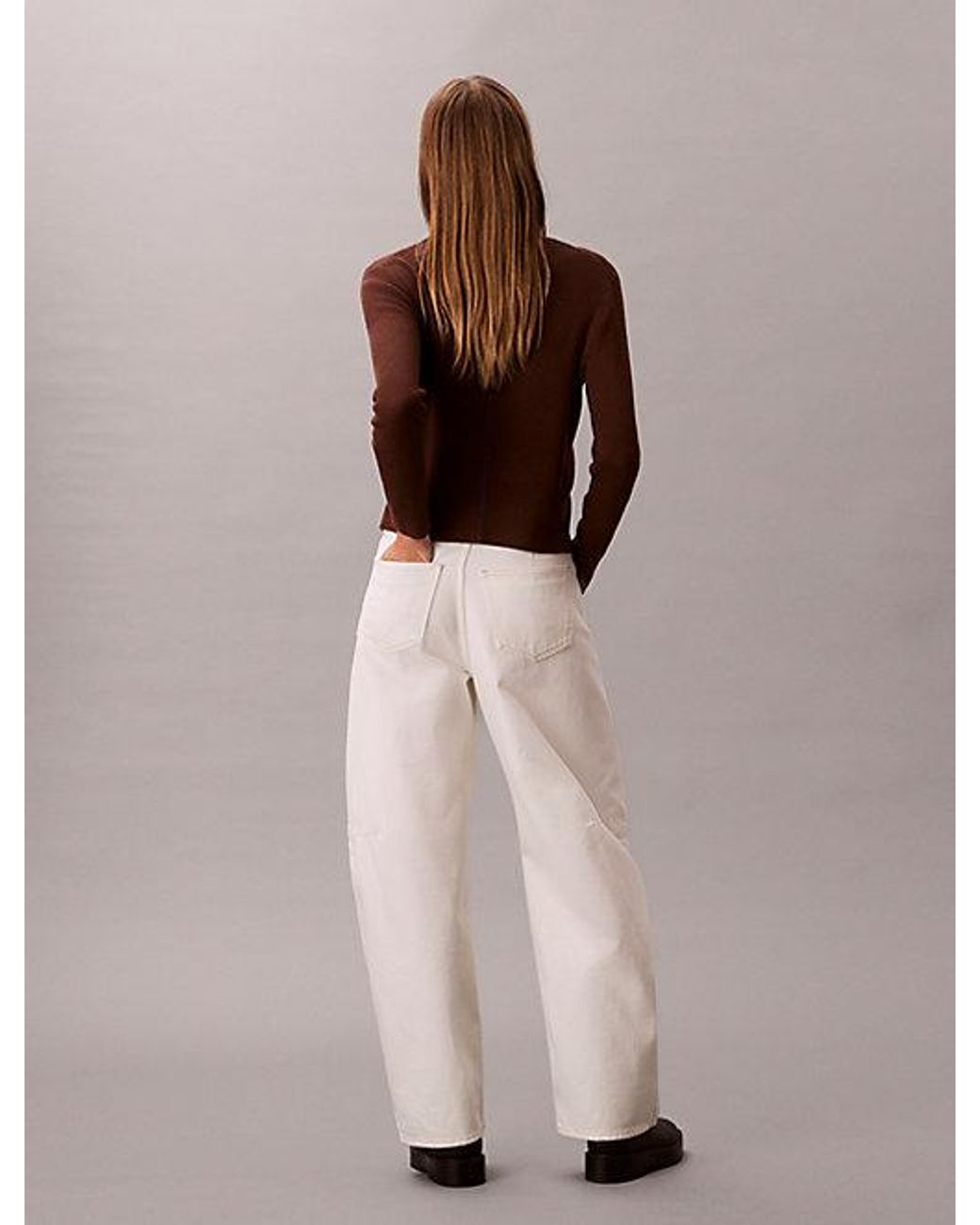 Calvin Klein Multicolor Jeans High Rise Barrel Jeans