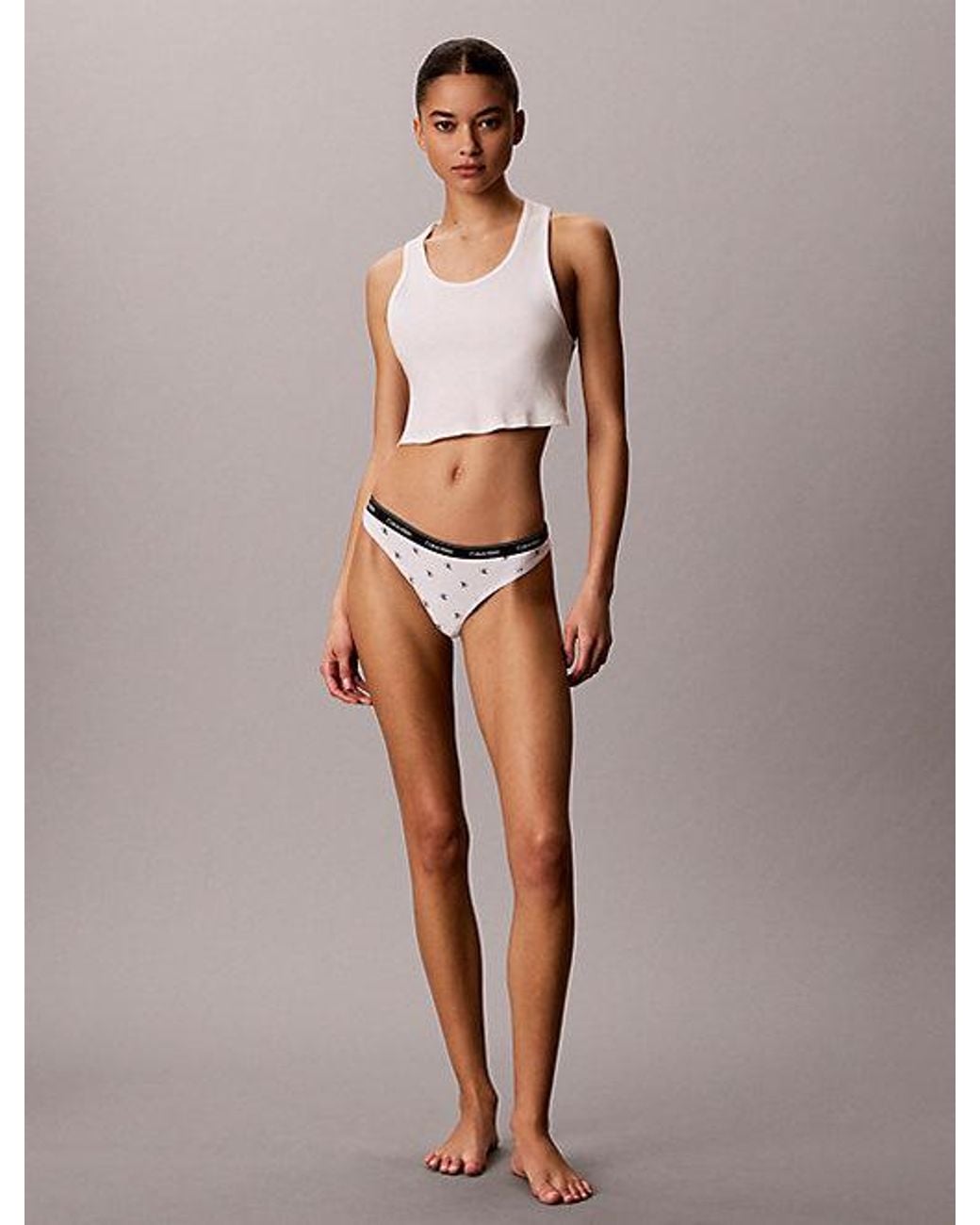 Calvin Klein Metallic 7 Pack Thongs Icon Logo