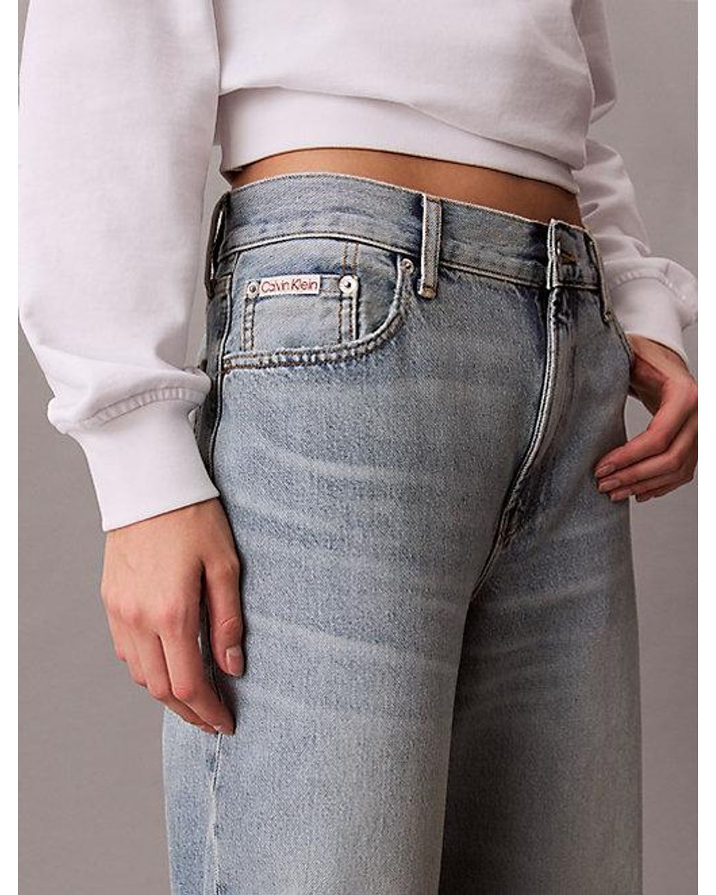 Calvin Klein Blue Jeans 90S Straight Jeans