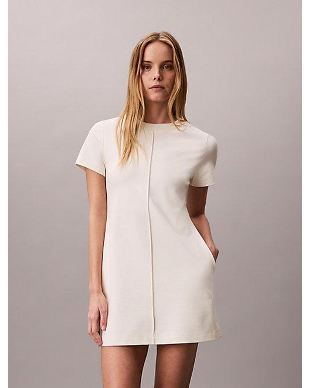 Calvin Klein Natural Jeans Milano Jersey Mini Dress