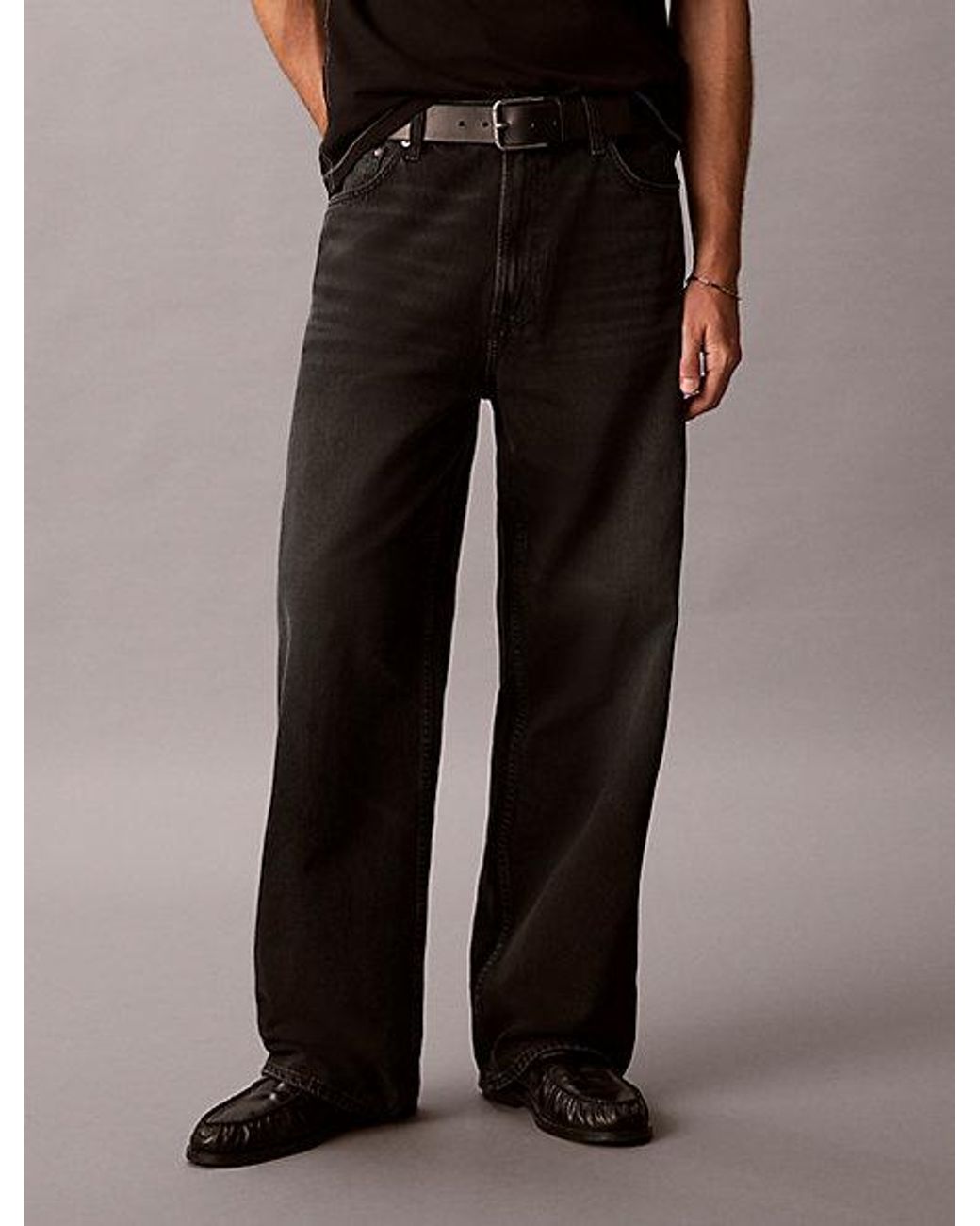Calvin Klein Green Jeans Baggy Jeans for men