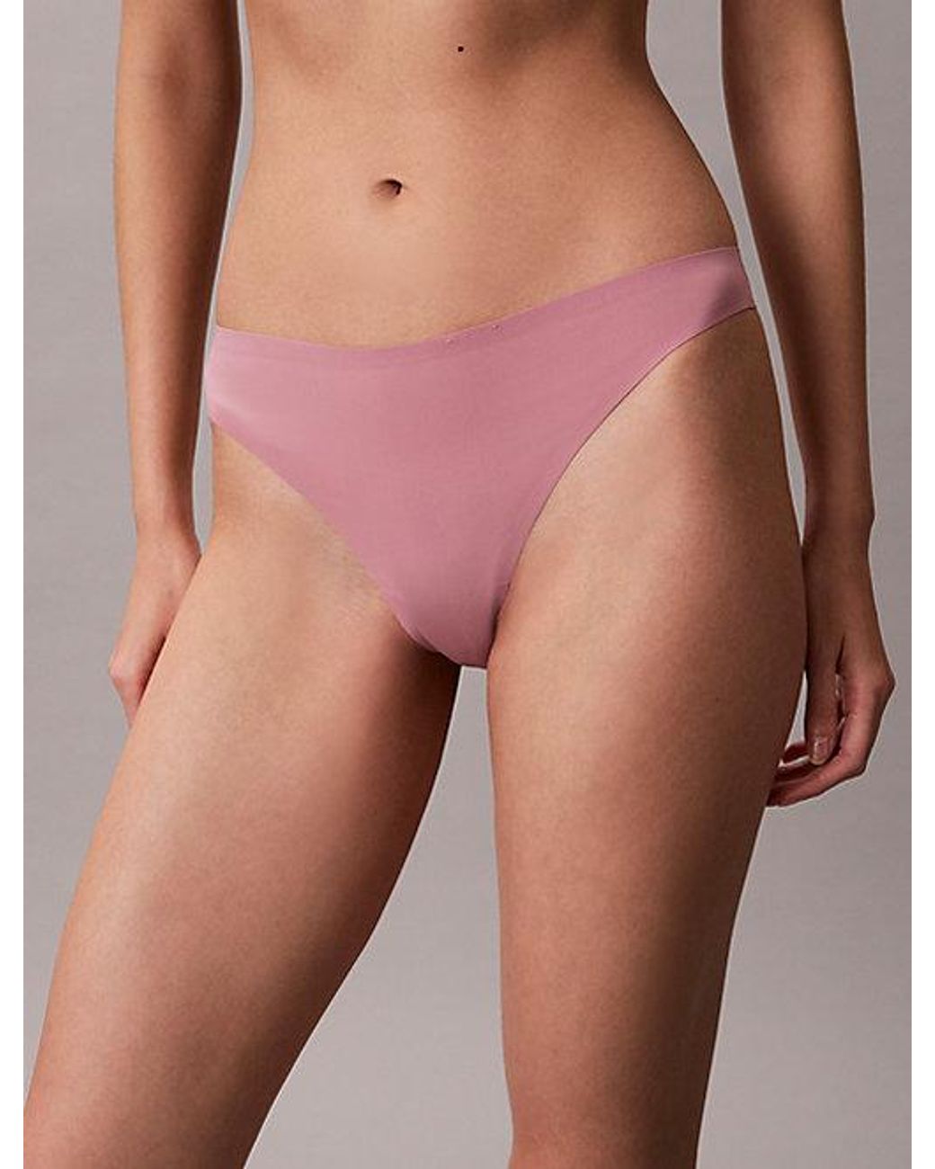 Calvin Klein Pink Thong Perfectly Fit Ultra Light