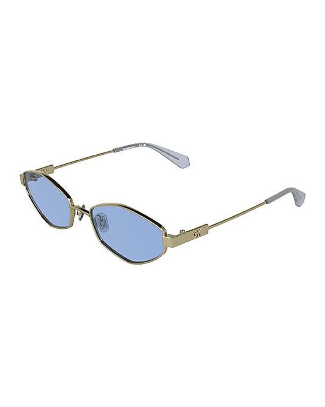 Calvin Klein Blue Jeans Modified Rectangle Sunglasses