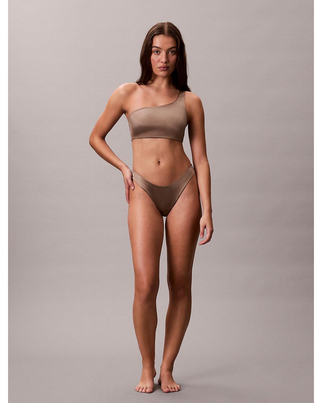 Bas De Bikini Échancré Calvin Klein en coloris Purple