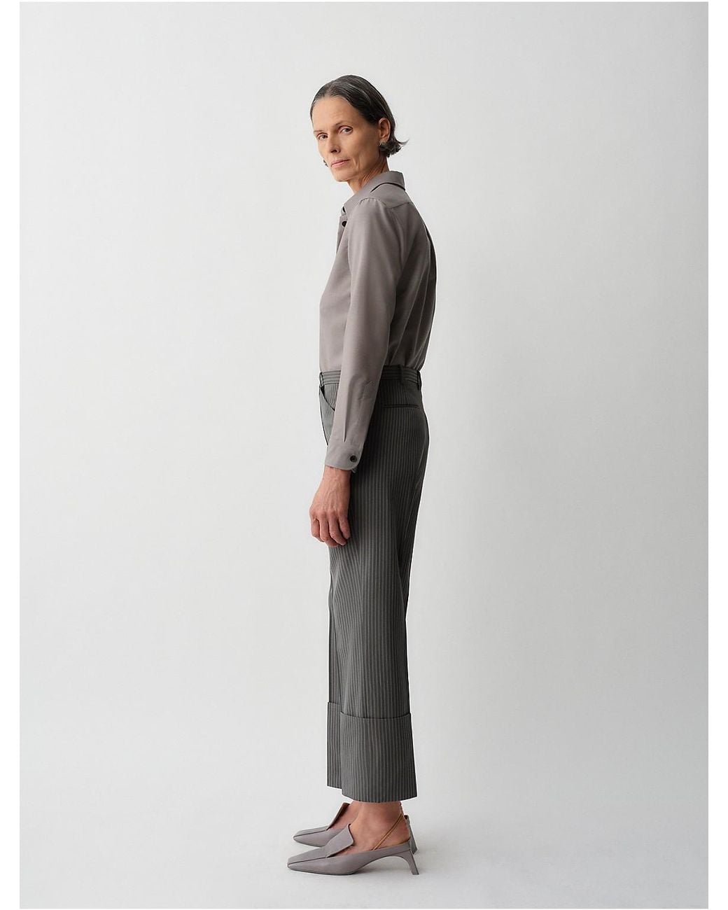 Calvin Klein Gray Eva Pants