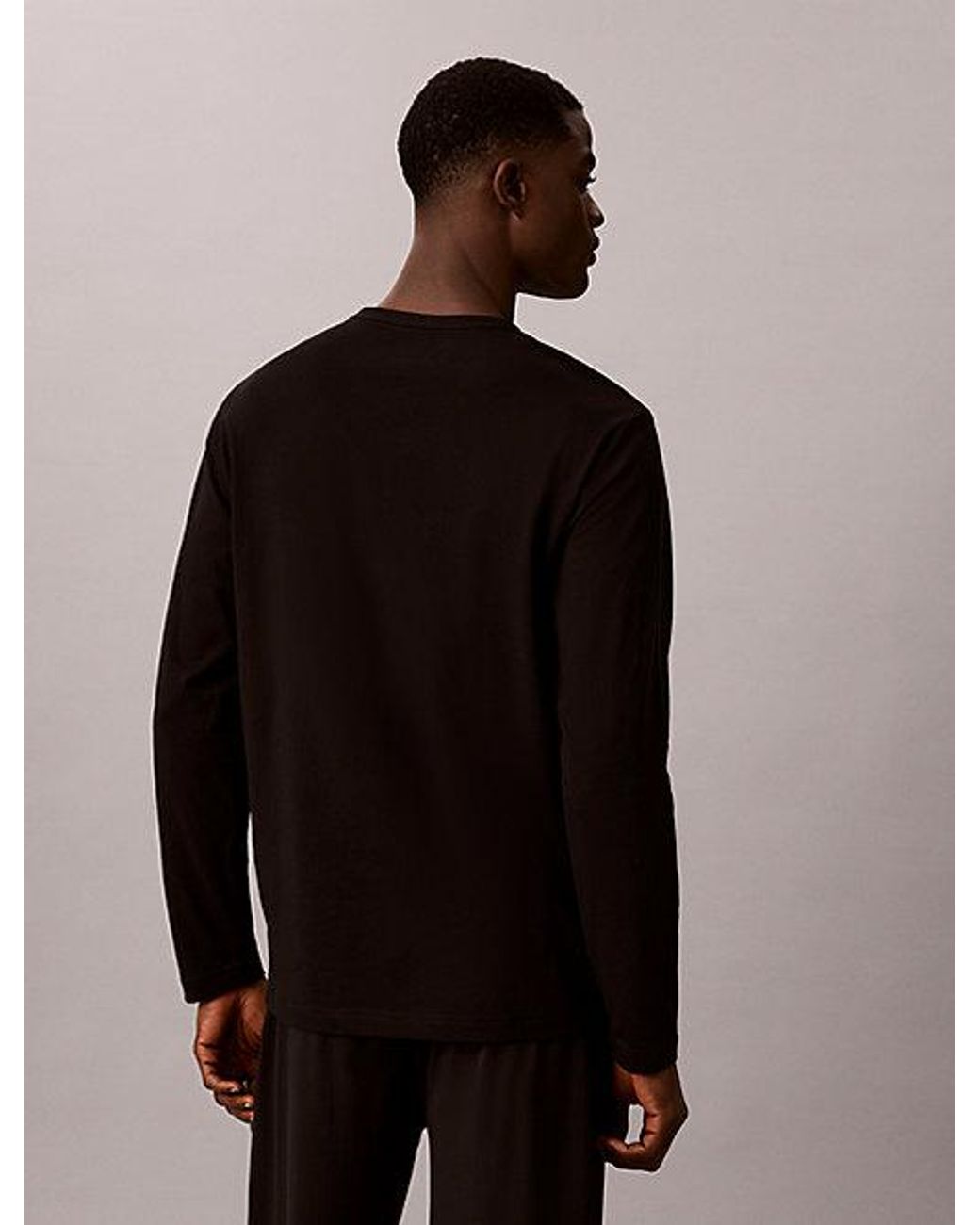 Calvin Klein Black Pyjama Top for men