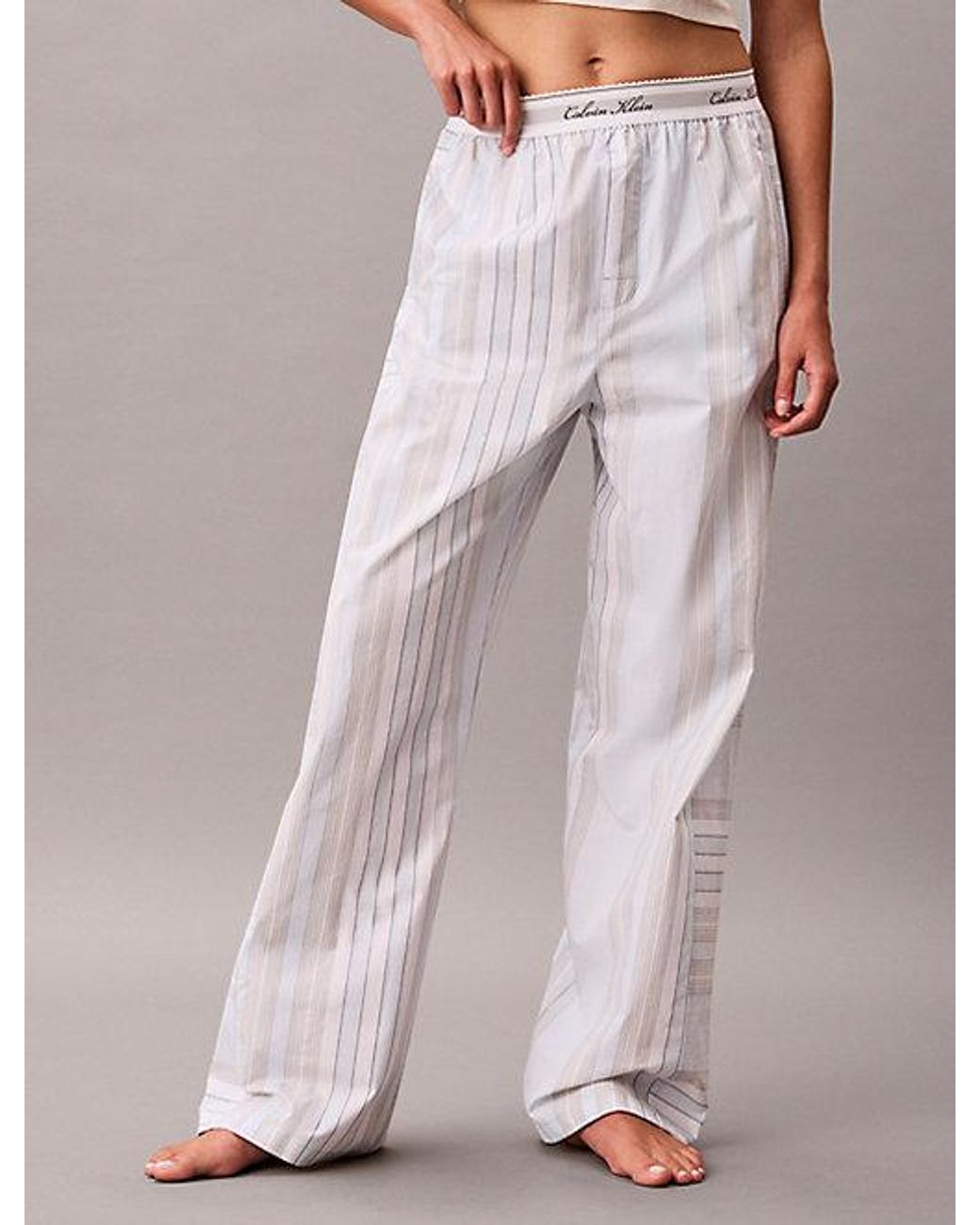 Calvin Klein Pink Pyjama Pants Icon Cotton Poplin