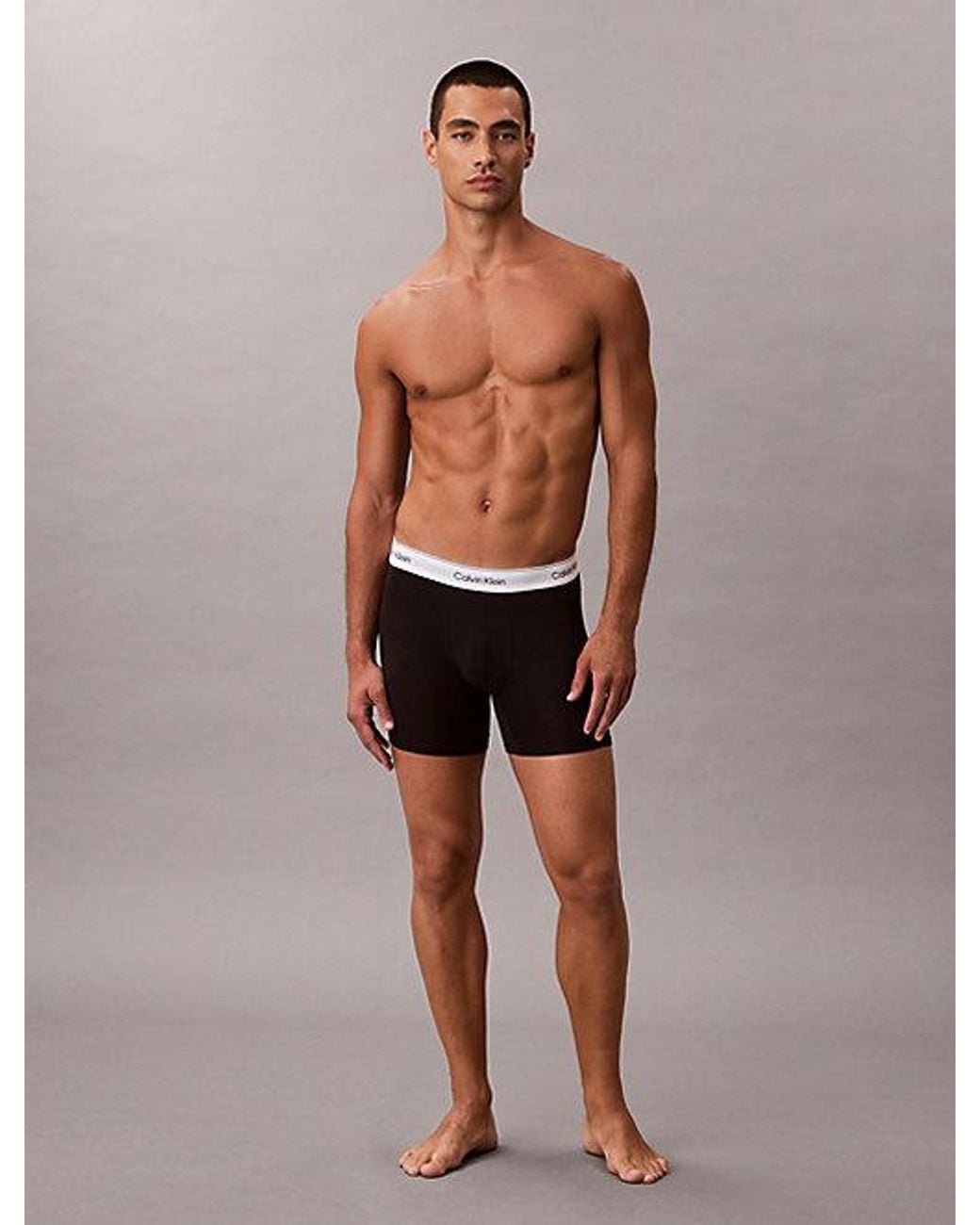 Calvin Klein Blue 3 Pack Boxer Briefs for men