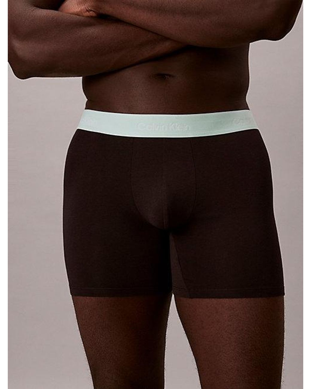 Calvin Klein 3-Pack Boxer Briefs in het Black voor heren