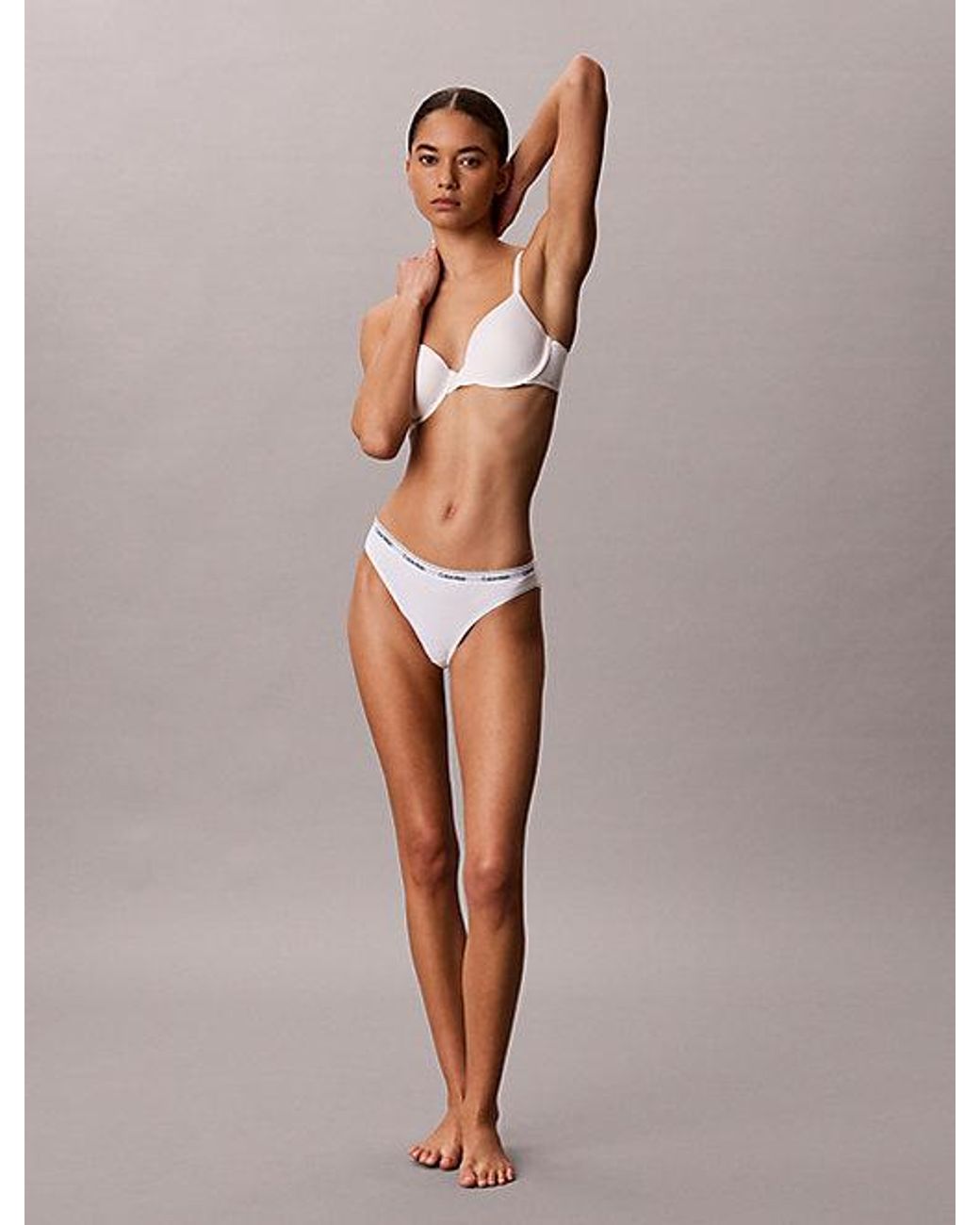 Calvin Klein 3-Pack Slips in het Gray