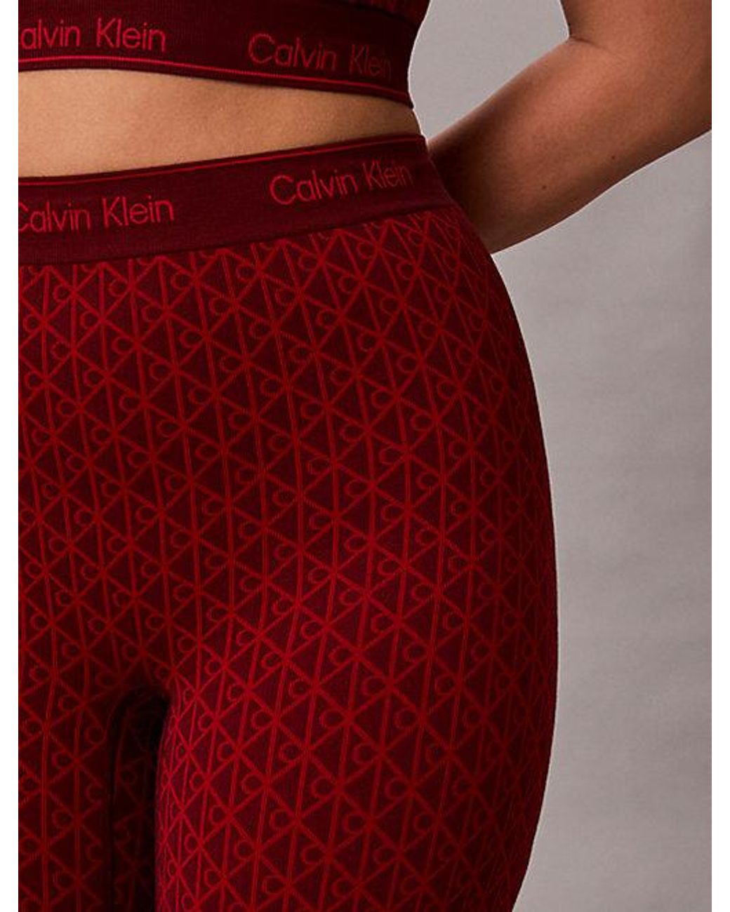 Calvin Klein Shapewear Shorts in het Red