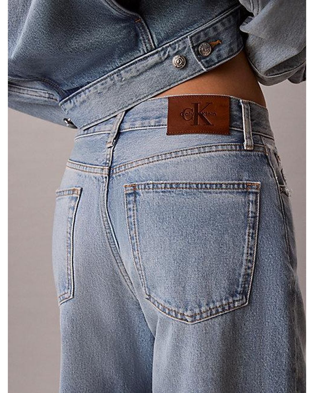 Calvin Klein Blue Jeans Wide Leg Jeans