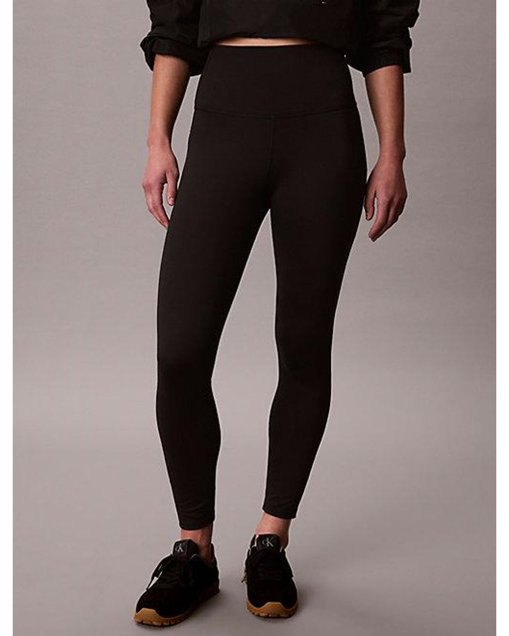 Calvin Klein Black Sport Soft Sport 7 8 Leggings