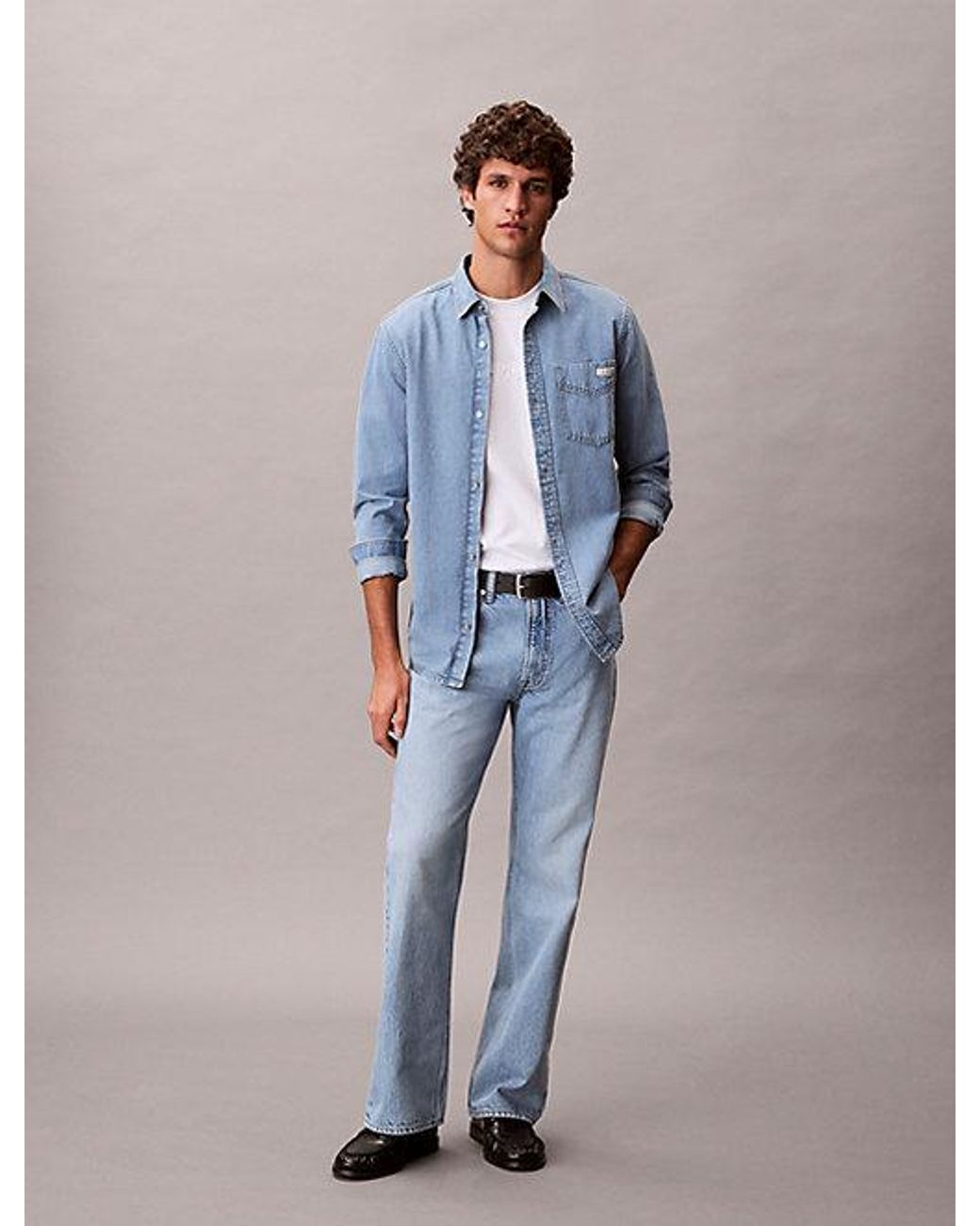Calvin Klein Blue Jeans Bootcut Jeans for men