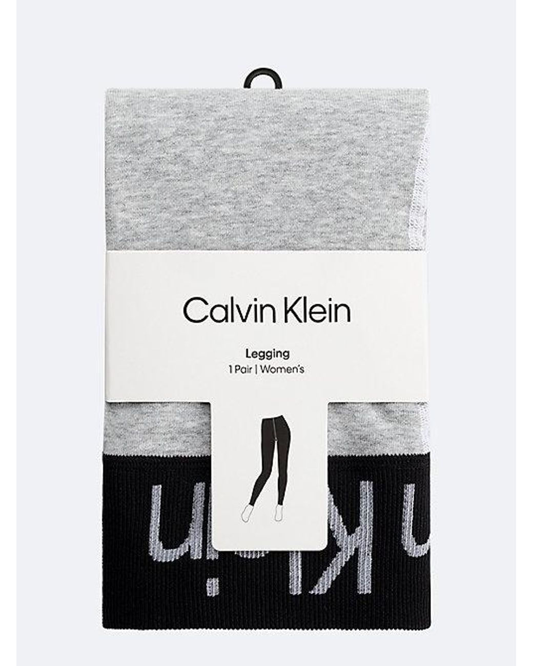 Calvin Klein White Logo Waistband Leggings