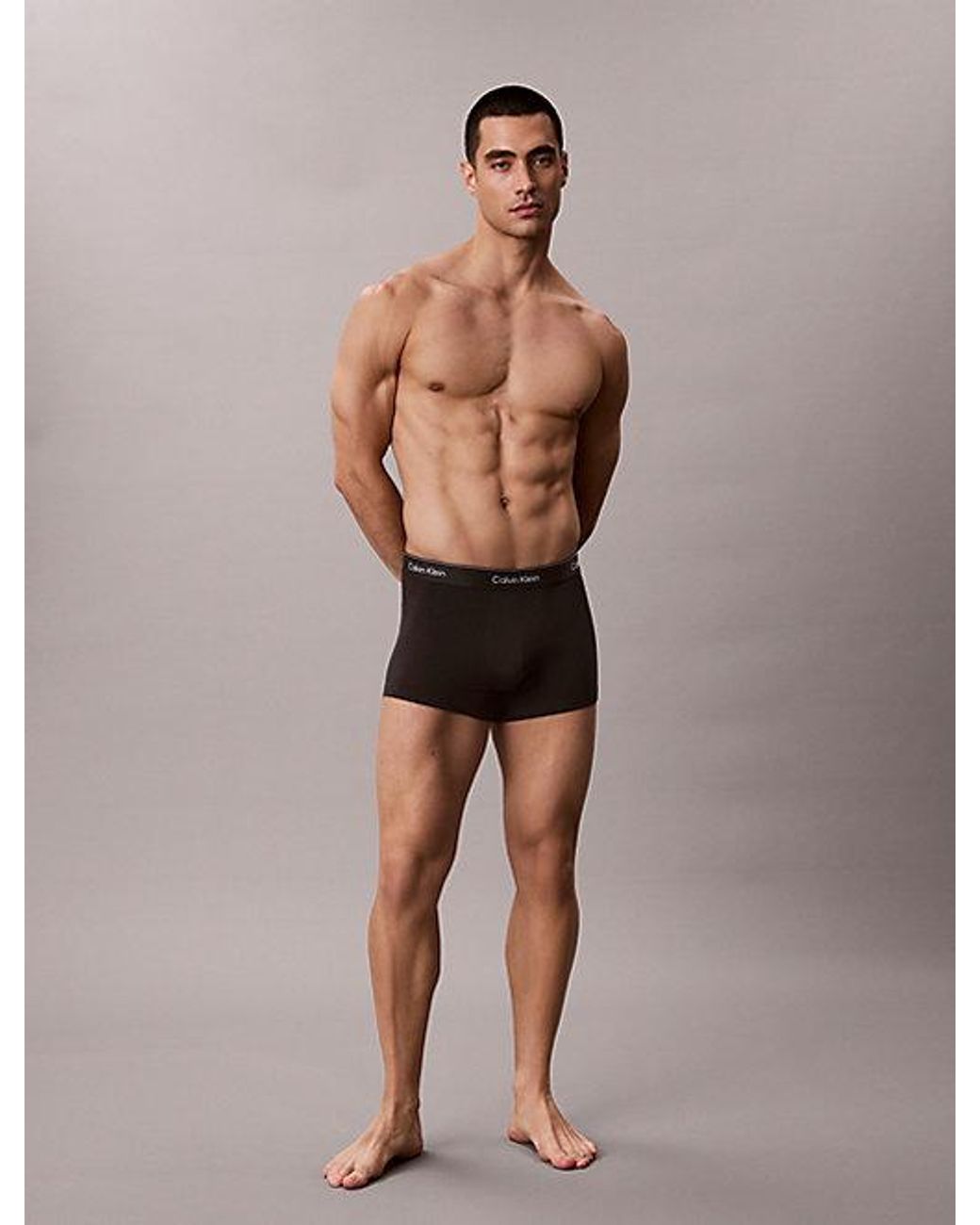 Calvin Klein Black 3 Pack Trunks for men