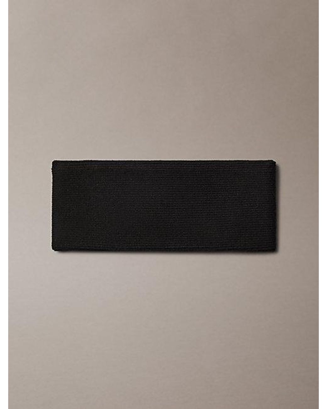 Calvin Klein Black Soft Twist Headband