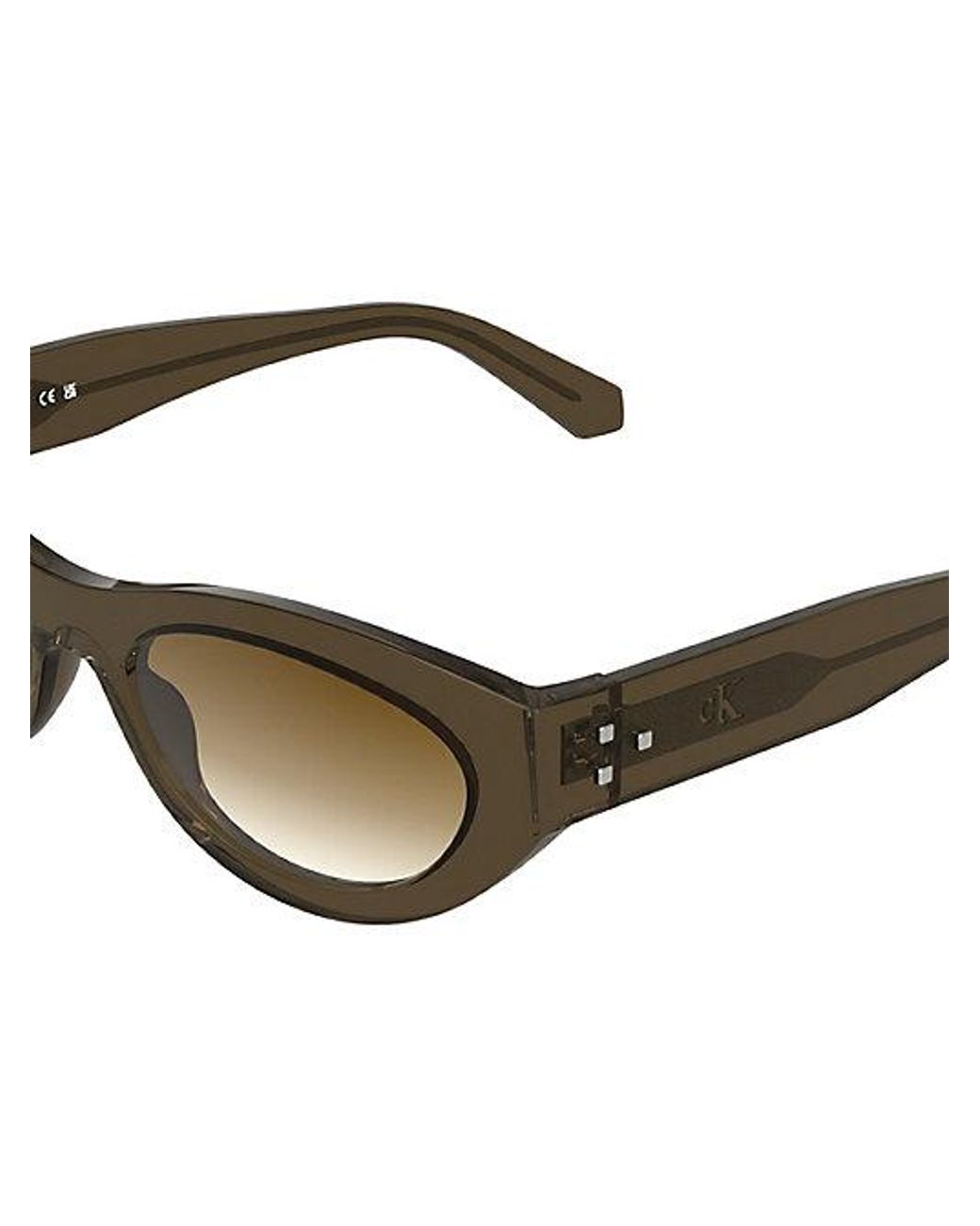 Calvin Klein Natural Jeans Oval Sunglasses